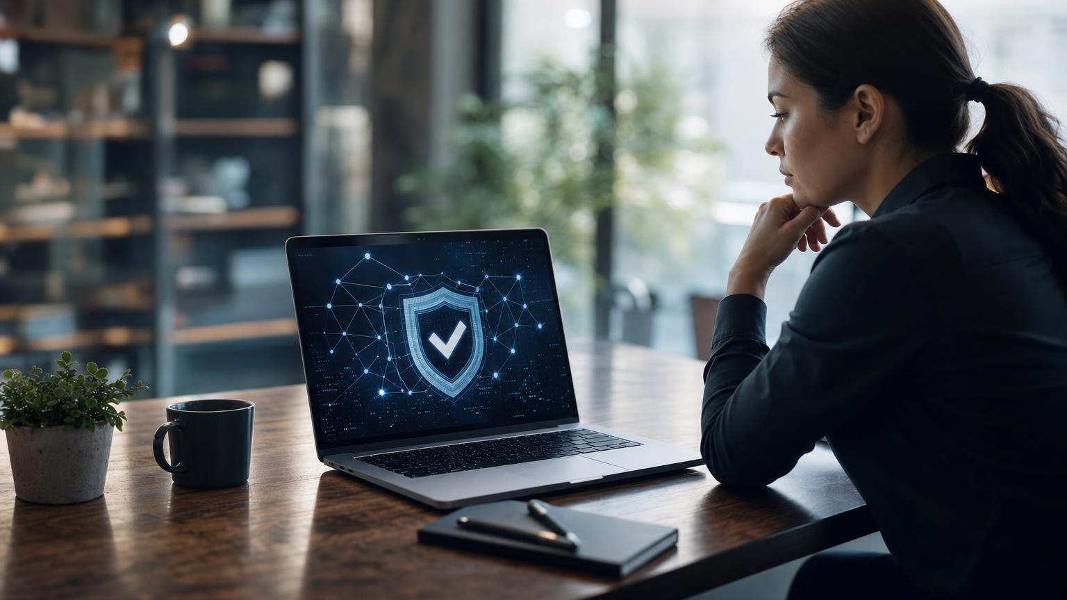 A beginner reviewing a two-pass crypto exchange safety checklist before confirming a wallet transaction